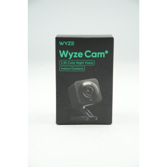 Wyze Cam v4 2.5K Color Night Vision Indoor Outdoor Smart Security Camera New - Picture 1 of 5